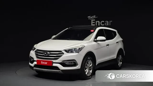Hyundai Santa Fe The Prime 2018 Белый из Кореи