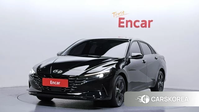 Hyundai Avante (CN7) 2023 Черный из Кореи