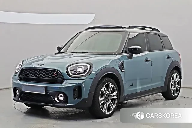 Mini Cooper Countryman 2024 Небесно-голубой из Кореи