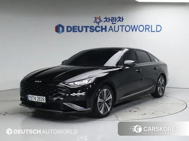 Kia K8 Hybrid 2023 Черный из Кореи