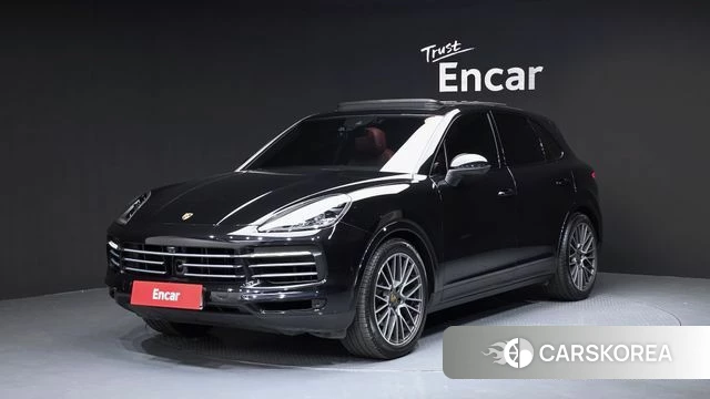 Porsche Cayenne (PO536) 2020 Черный из Кореи