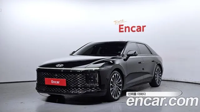 Hyundai Grandeur Hybrid (GN7) 2023 Черный из Кореи