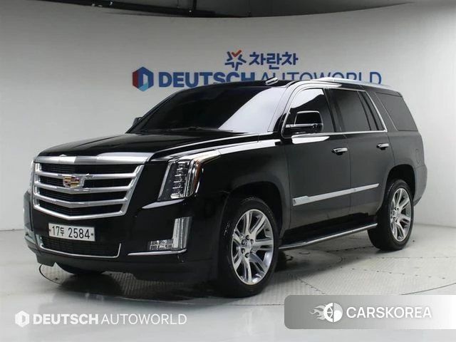 Cadillac Escalade 2018 Черный из Кореи
