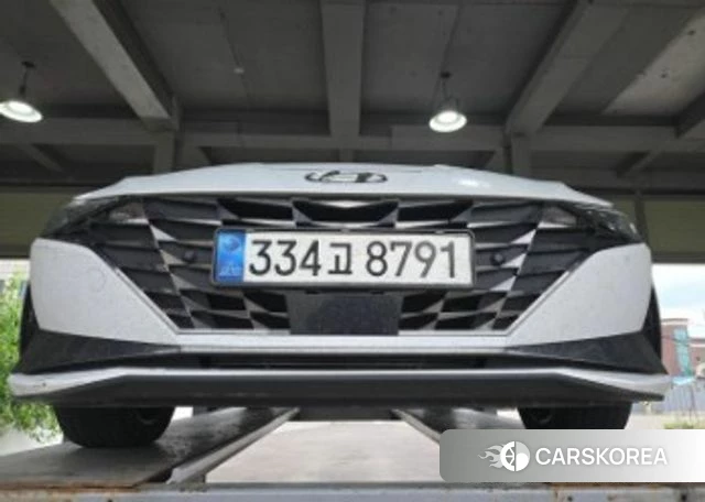 Hyundai Avante (CN7) 2022 Белый из Кореи