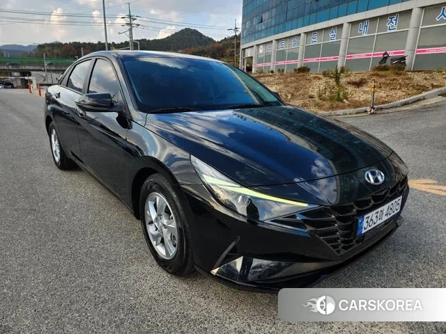 Hyundai Avante (CN7) 2021 Черный из Кореи