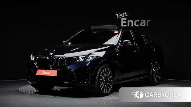 BMW X6 (G06) 2023 Черный из Кореи