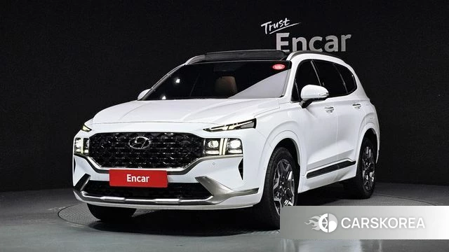 Hyundai The New Santa Fe 2023 Белый из Кореи