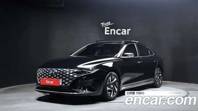 Hyundai The New Grandeur IG Hybrid 2021 Черный из Кореи