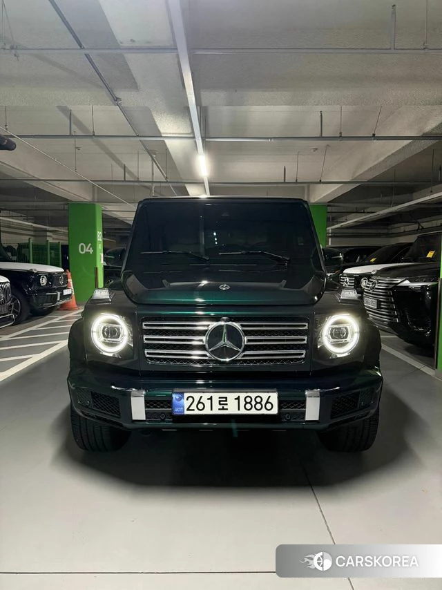 Mercedes-Benz G-Class W463b 2024 Темно-зеленый из Кореи