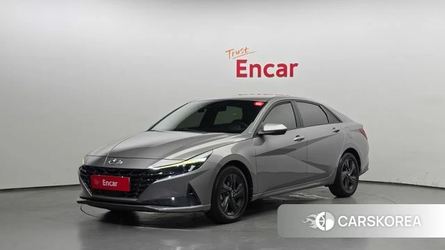 Hyundai Avante Hybrid (CN7) 2021 Серебристо-серый из Кореи