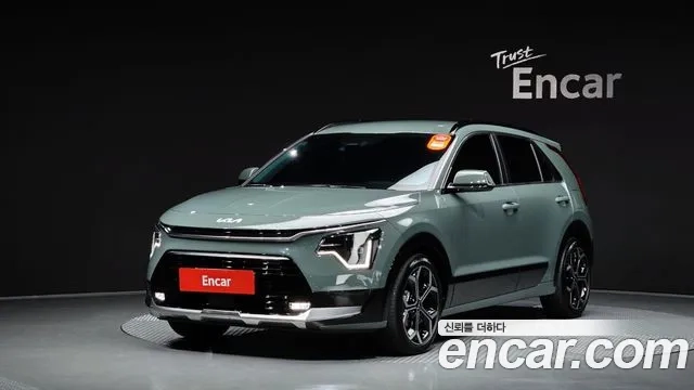 Kia Di Ol Nu Niro 2022 Зеленый из Кореи