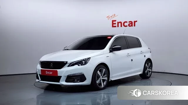 Peugeot 308 second generation 2019 Белый из Кореи
