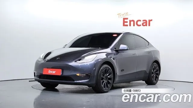 Tesla Model Y 2021 Серый из Кореи