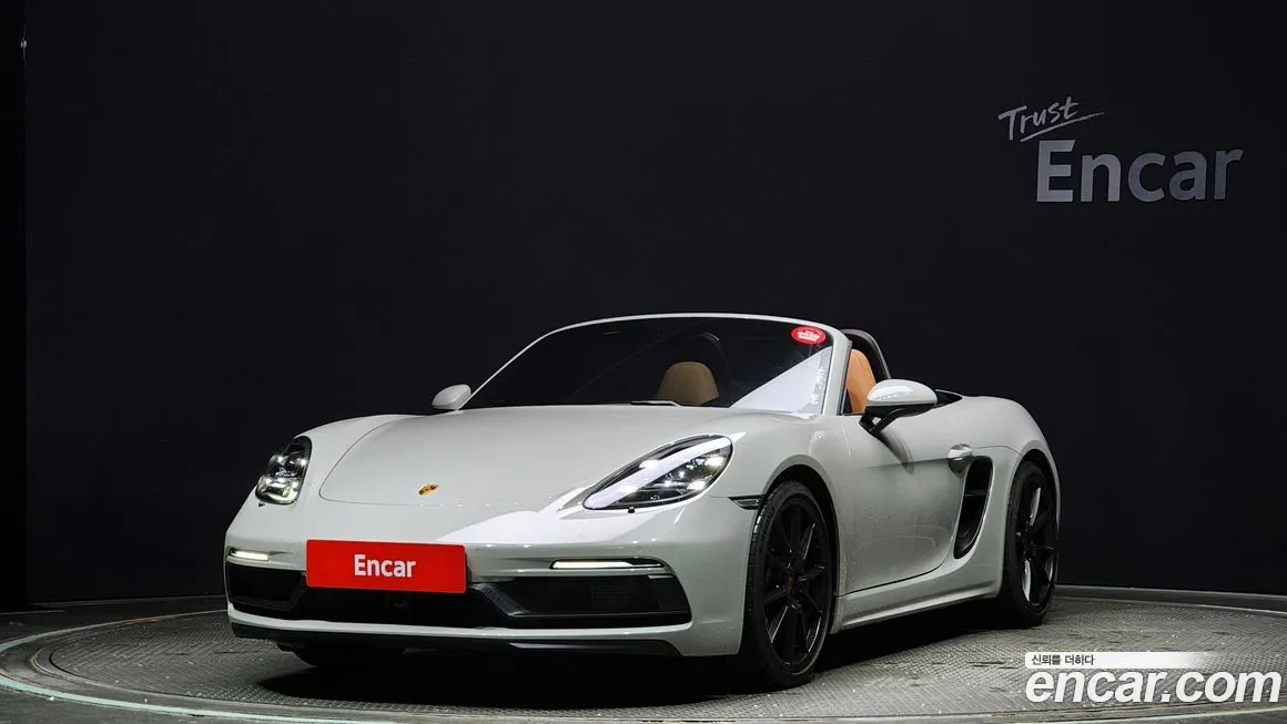 Porsche 718 Boxster 2024 Красный из Кореи