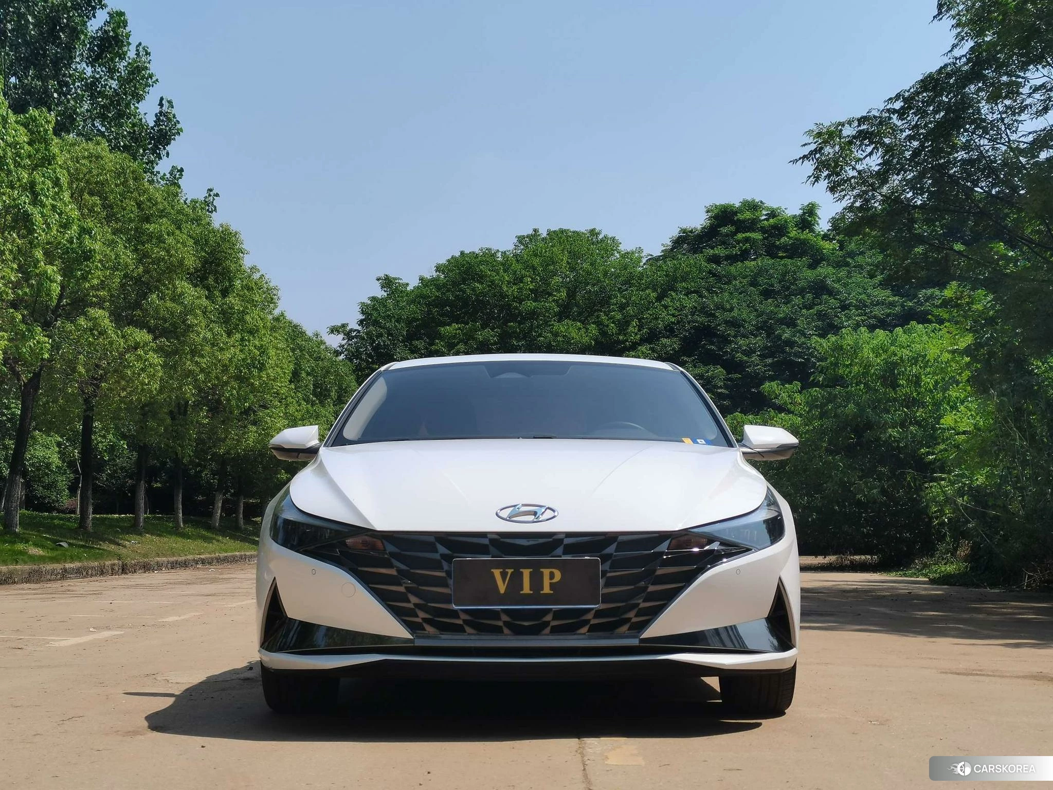 Hyundai Elantra 2022 Белый из Китая