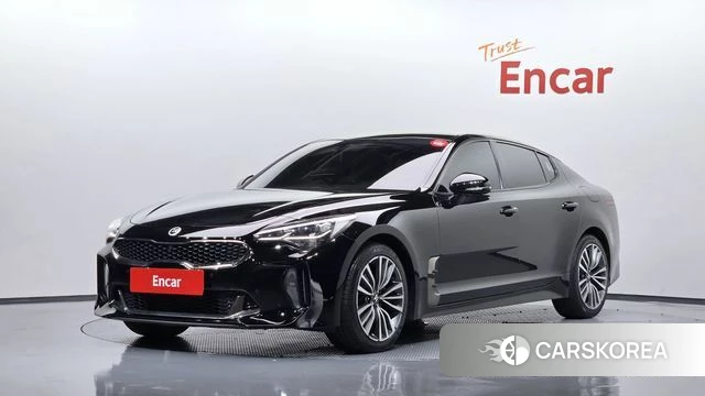 Kia Stinger 2018 Черный из Кореи