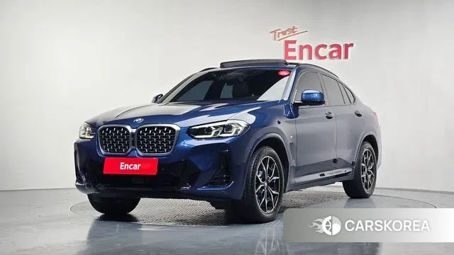 BMW X4 (G02) 2023 Синий из Кореи