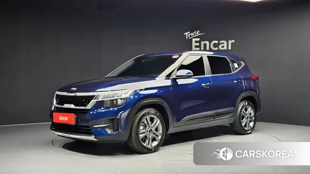 Kia Seltos 2021 Синий из Кореи