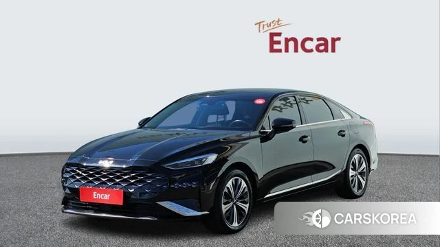 Kia K8 Hybrid 2021 Черный из Кореи