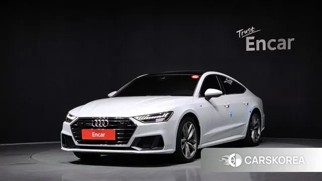 Audi A7 (4K) 2021 Белый из Кореи