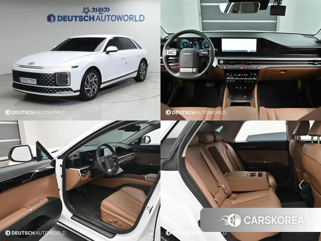 Hyundai Grandeur Hybrid (GN7) 2023 Белый из Кореи