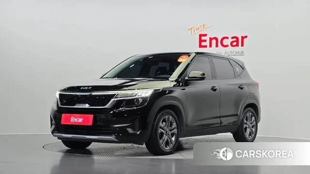 Kia Seltos 2021 Черный из Кореи