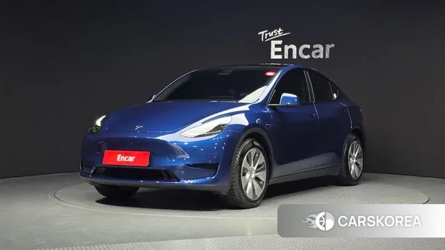 Tesla Model Y 2024 Синий из Кореи