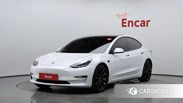 Tesla Model 3 2020 Белый из Кореи