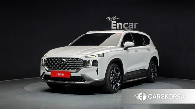 Hyundai The New Santa Fe 2023 Белый из Кореи
