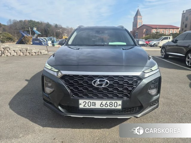 Hyundai Santa Fe TM 2019 Темно-зеленый из Кореи