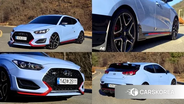 Hyundai Veloster (JS) 2019 Небесно-голубой из Кореи