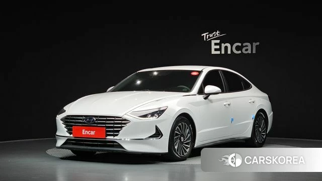 Hyundai Sonata Hybrid (DN8) 2021 Белый из Кореи