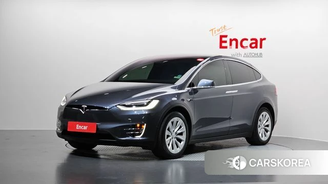 Tesla Model X 2020 Серый из Кореи
