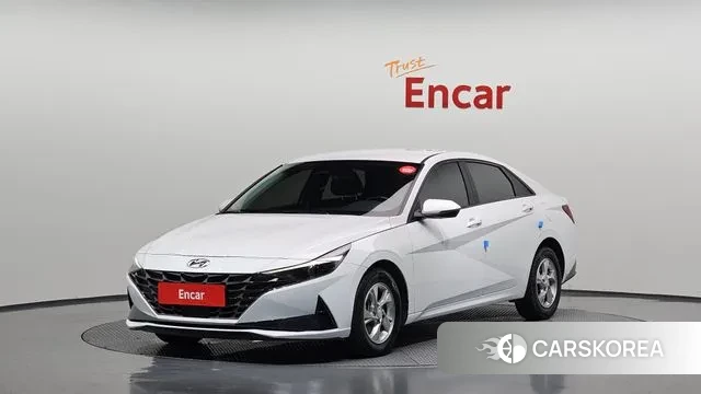 Hyundai Avante (CN7) 2021 Белый из Кореи
