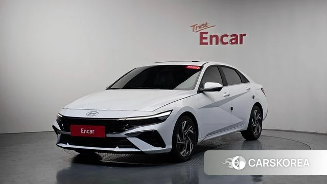 Hyundai The New Avante (CN7) 2024 Белый из Кореи