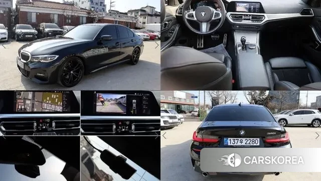 BMW 3 Series (G20) 2021 Черный из Кореи