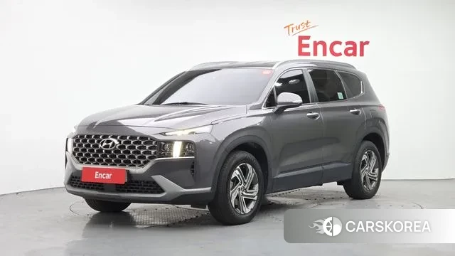 Hyundai The New Santa Fe 2022 Серый из Кореи