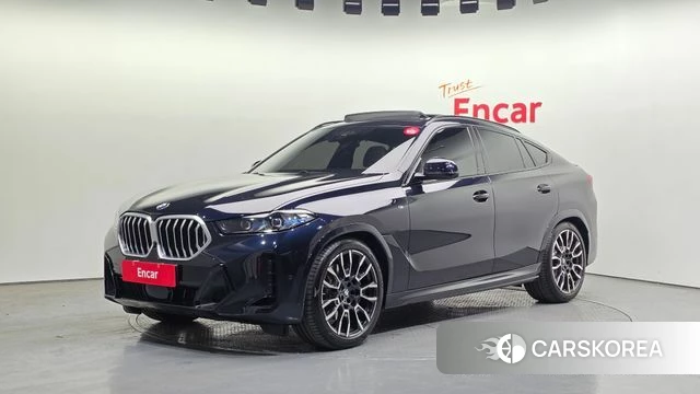 BMW X6 (G06) 2024 Черный из Кореи