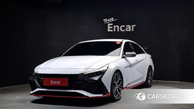 Hyundai Avante (CN7) 2021 Белый из Кореи