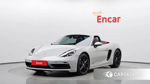 Porsche 718 Boxster 2018 Серебристо-серый из Кореи