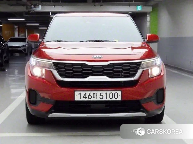 Kia Seltos 2021 Красный из Кореи