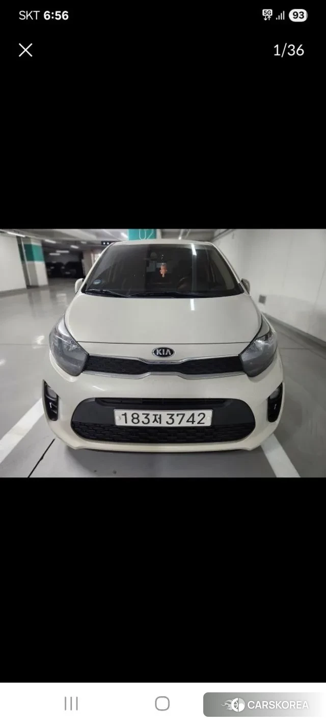 Kia All New Morning (JA) 2020 Белый из Кореи