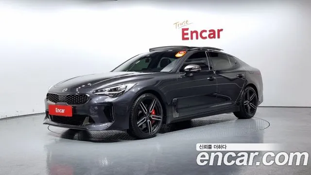 Kia Stinger 2018 Серый из Кореи