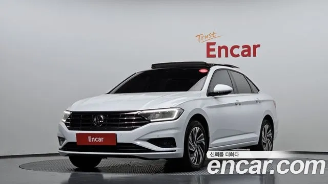 Volkswagen 7th Generation of Jetta 2021 Белый из Кореи