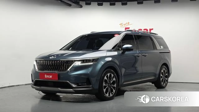 Kia Carnival 4th generation 2022 Небесно-голубой из Кореи
