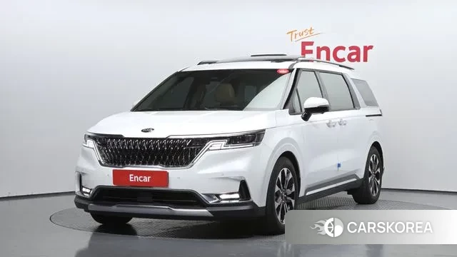 Kia Carnival 4th generation 2021 Белый из Кореи