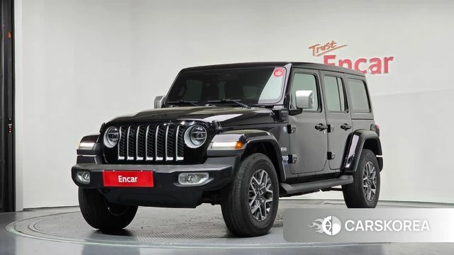 Jeep Wrangler (JL) 2021 Черный из Кореи
