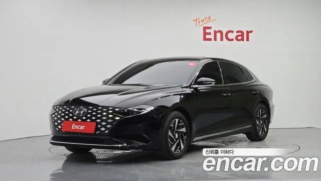 Hyundai The New Grandeur IG Hybrid 2022 Черный из Кореи