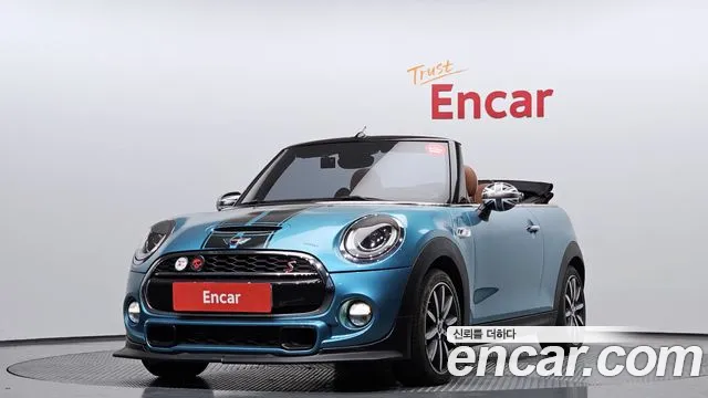Mini Cooper S Convertible 2018 Синий из Кореи