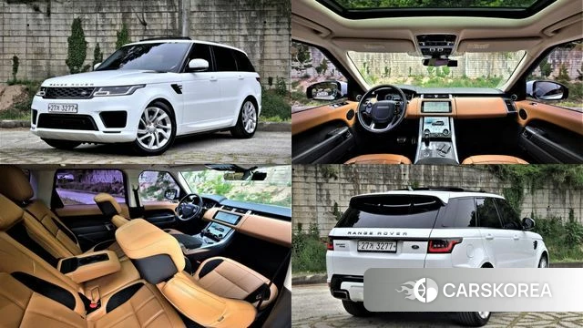 Land Rover Range Rover Sport 2nd Generation 2018 Белый из Кореи